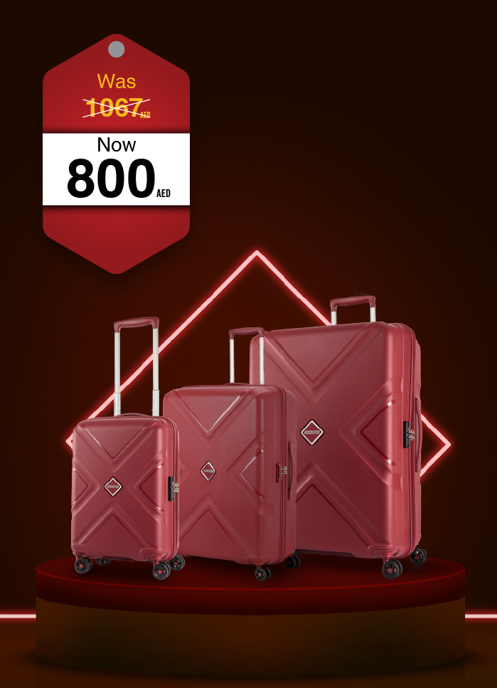American tourister up to 40% off
