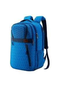 American tourister Strata backpack in sporty blue with Rain cover,Tractum Suspension,
Laptop compartment,Ventilated Backpanel,
Security Anti-theft Laptop Compartment.
