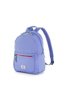 American Tourister Avelyn Backpack in Very Peri color with Side Pocket
