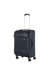 Ensign Blue American Tourister Fornax 55cm suitcase with spinner wheels