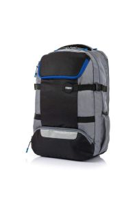 Black and Grey Backpack with Multiple Compartments