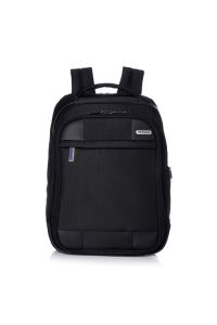 american tourister merit backpak in black with Adjustable Shoulder Straps

