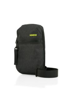 american tourister orbit sling bag in Black with D-ring

