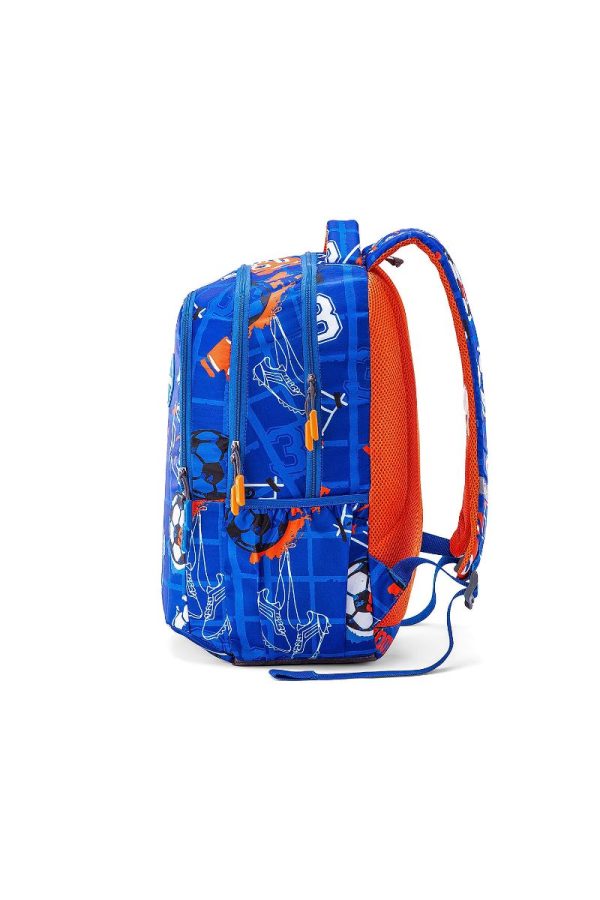 American Tourister Pazzo plus backpack in Blue Orange
